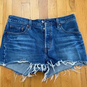 Levi’s 501 Dark Wash Shorts